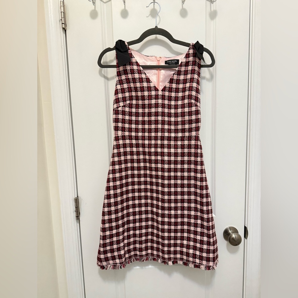 Kate Spade Tweed Dress New with Tags color: Renaissance Rose Size: 2